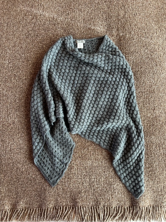 Cerretelli Accessories - Wool and Alpaca Blend Wrap/Poncho